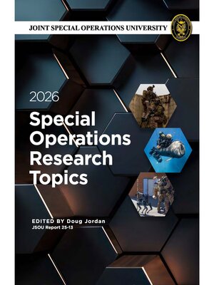 cover image of Special Operations Research Topics 2026